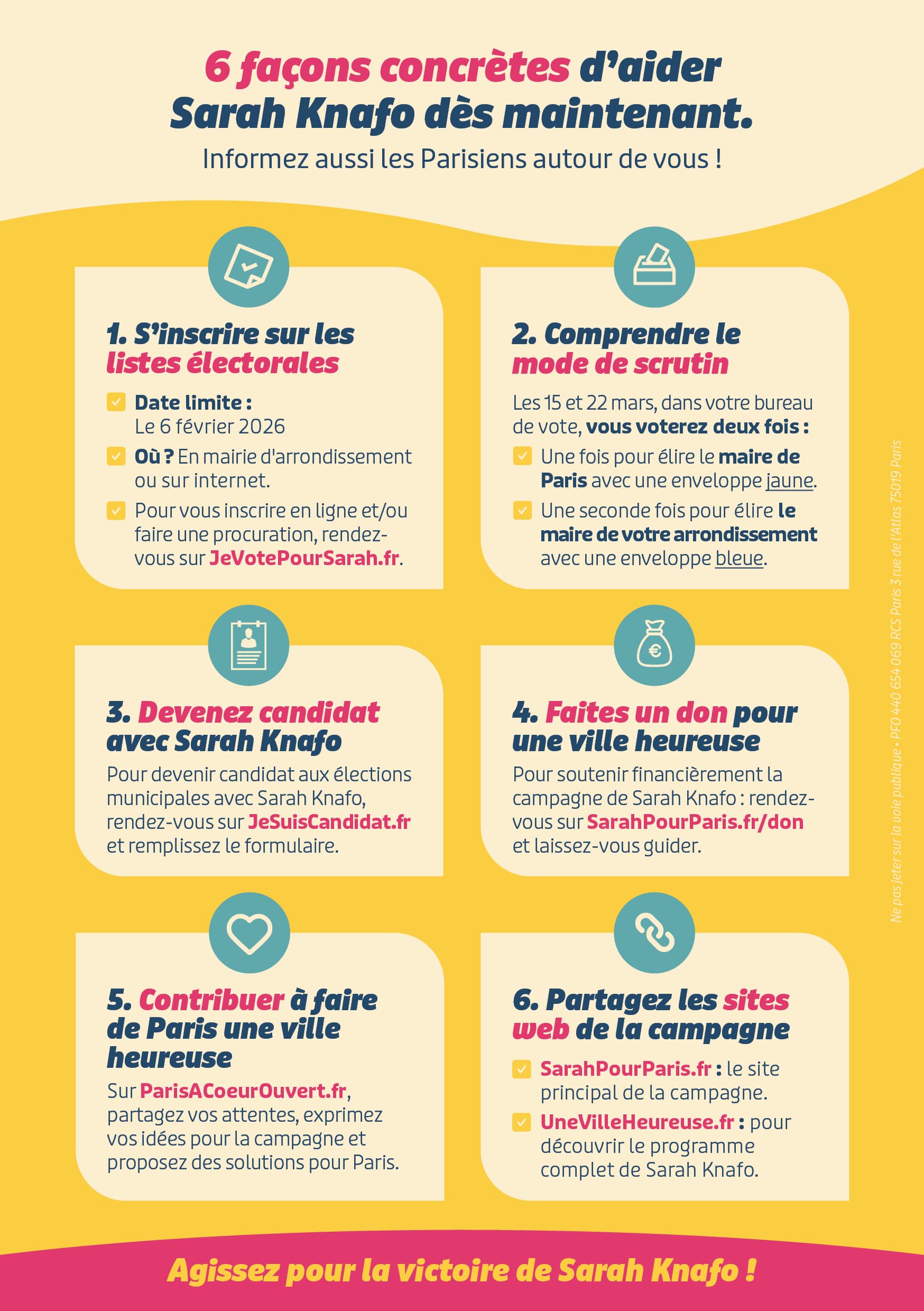 Tract Ambassadeurs verso