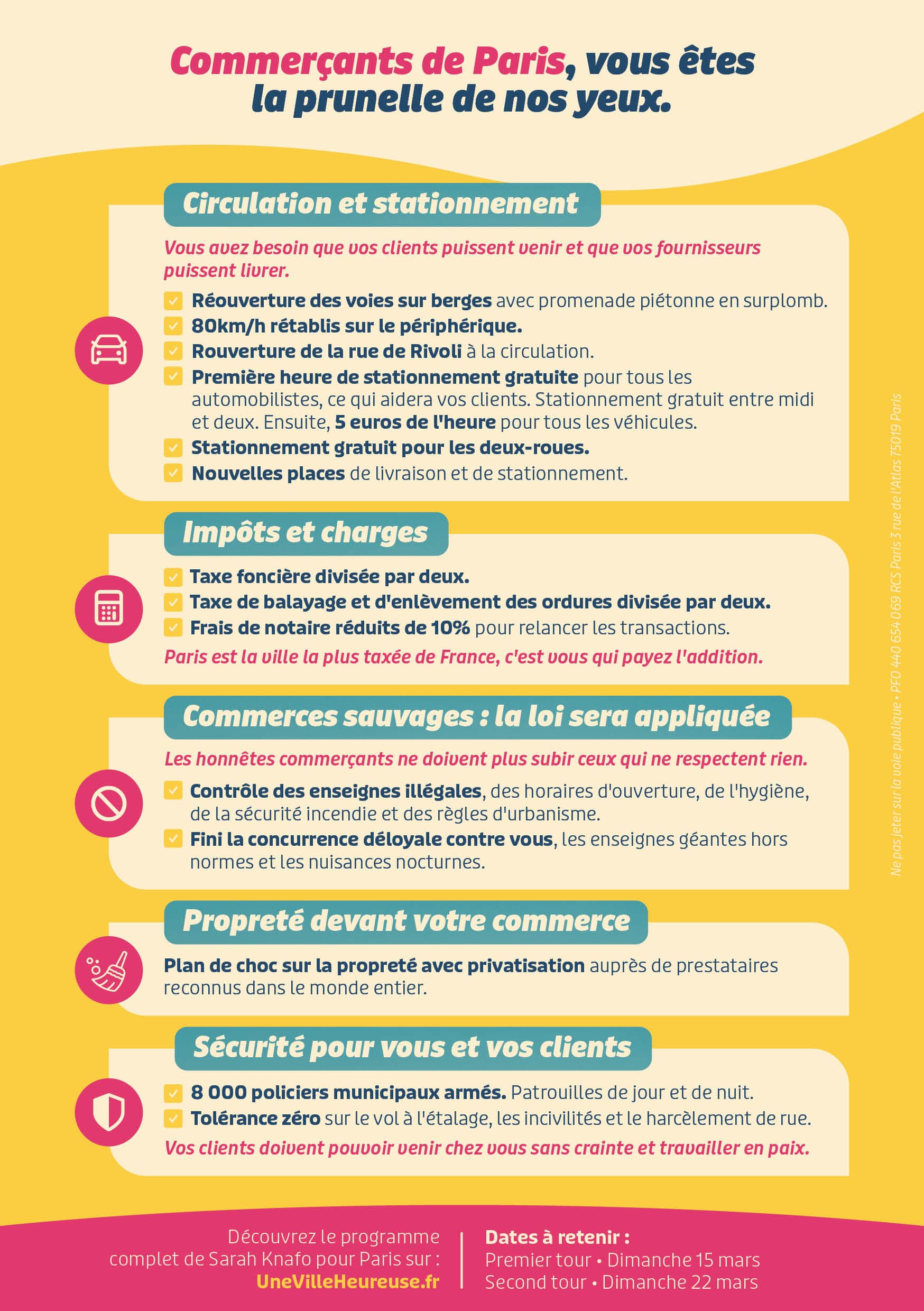 Tract Commerçants verso