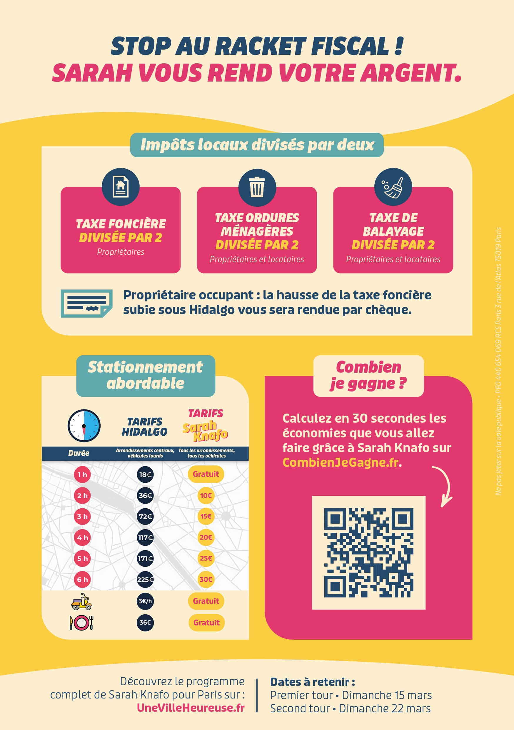 Tract Pouvoir d'achat verso